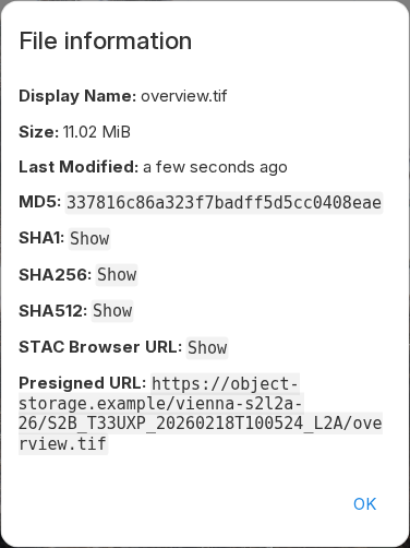 Public file links