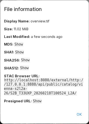 STAC Browser preview URL